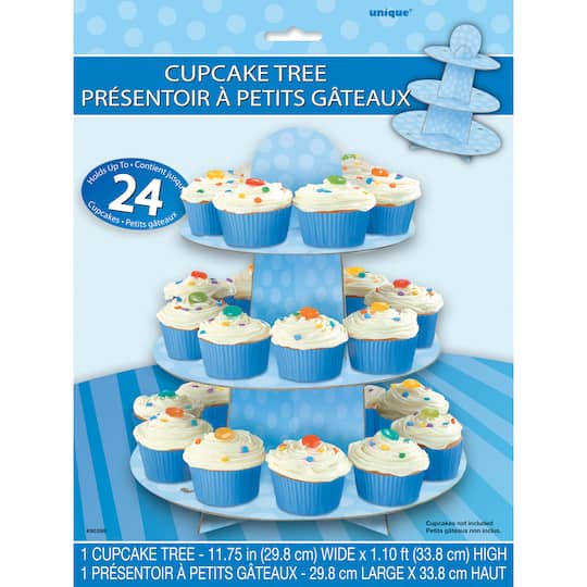 Blue Cupcake Stand Blue Party Decorations